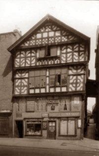 17th Century Tudor House on Lower Bridge Street, Chester.