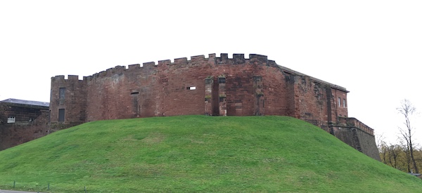  A modern view of Chester Castle. The much rebuilt castle still sits on the original motte.