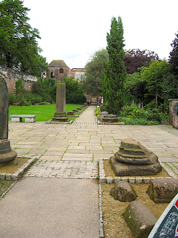 The former site of a clay tobacco-pipe factory.